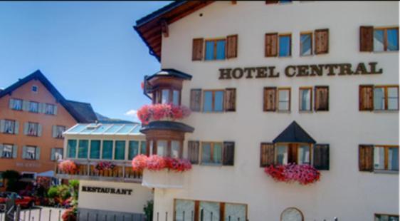 Hotel Central Obersaxen Bagian luar foto